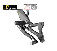PEDANE REGOLABILI CON POGGIA PIEDI FISSI LIGHTECH PER YAMAHA R1 2009-2014