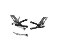 PEDANE REGOLABILI CON POGGIAPIEDI SNODABILI LIGHTECH PER YAMAHA R1 / M 2015-2025