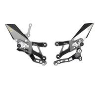 LIGHTECH Pedane Regolabili Con Poggiapiedi Snodati FTRYA013W Yamaha R3 2015 2024