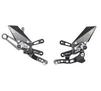 PEDANE REGOLABILI POGGIAPIEDI SNODATI CAMBIO ROVESCIO LIGHTECH PER APRILIA TUONO