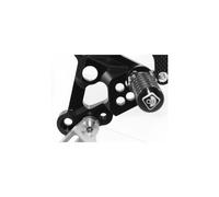 Pedane Regolabili Sbk Nero-silver Ducabike Per Ducati 1098 2006 > 2011