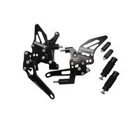 Pedane regolabili Street Racing Accossato nere per Ducati 1199Panigale dal 2012 al 2012 (CC 1200)