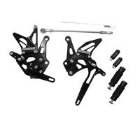 Pedane regolabili Street Racing Accossato nere per Kawasaki Z1000 dal 2014 al 2016 (CC 1000)