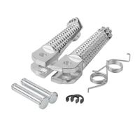 Pedane resistenti di slittamento del motociclo di rinforzo della costruzione del metallo dell'equilibrio migliorato facile del montaggio per le bici popolari FZ07 pioli del piede