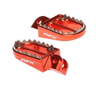 Pedane Rfx Pro Series Alluminio Cnc-Arancione Per Moto Ricambi Accessori