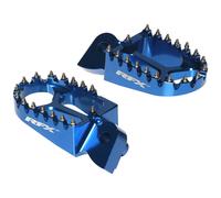 Pedane Rfx Pro Series Alluminio Cnc-Azzurro Per Moto Ricambi Accessori
