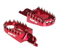 Pedane RFX Pro Series-Rojo per Moto Ricambi Ciclomotore Accessori