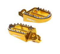 Pedane Rfx Pro Series Shark Teeth-Giallo Per Moto Ricambi Accessori