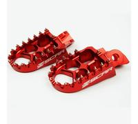 Pedane SCAR Evo Rosso per Moto Ricambi Accessori Pezzi