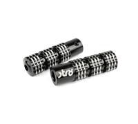 Pedane STR8 Ultra Grip Alluminio Nero