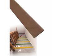 Pedate antiscivolo autoadesive da 3 cm, nastro antiscivolo impermeabile in PVC for scale interne ed esterne, rampe, ponti(Coffee,2000x3cm)