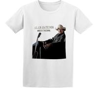 Pedd Alan Jackson Angels And Alcohol Mens Short Sleeve T Shirt White S