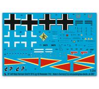 Peddinghaus Decals 1/24 1469 Major Hermann Graf Bf 109 G JGr 50