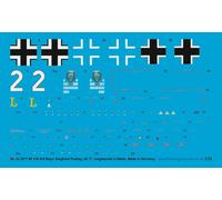 Peddinghaus-Decals 1/32 3671 Bf 109 G-2 Oberlt. Siegfried Freytag,