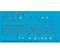 Peddinghaus Decals 1609 Stencil 1/18 Per Aerei FW 190 D 21st Century Planes
