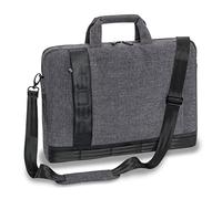 PEDEA Borsa per notebook"Fancy con scomparto per accessori e tracolla grau 15,6 Zoll + Maus