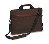 PEDEA borsa per PC portatile "Fashion" Borsa per notebook fino a 15,6 pollici (39,6 cm) borsa con tracolla incluso lucchetto notebook, marrone