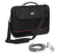PEDEA borsa per PC portatile "Trendline" Borsa per notebook fino a 17,3 pollici (43,9 cm) borsa con tracolla, incluso lucchetto notebook, nero