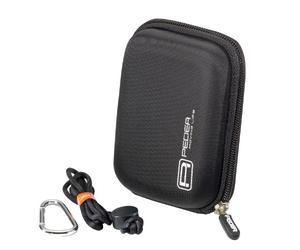 PEDEA Custodia rigida per fotocamera compatta nera adatta per Canon IXUS 185, PowerShot G9 X Mark II/Sony DSC HX90, HX99, RX100, W810, W830/Nikon Coolpix A10/Panasonic Lumix DMC FT30/ABERG Best 21