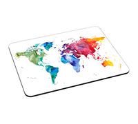 Pedea Gaming und Office - Tappetino per il mouse, 220 x 180 mm, con bordi cuciti e base antiscivolo, colore: Multicolore