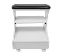 Pededicure - Carrello per pediluvio con ruote in PU in pelle, per la casa, la bellezza del piede, il recupero del piede, per pedicure, il supporto del piede, capacità di carico 20 kg, 52 x 41 x 55 cm