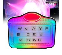 pedenencelia Cartelli per Servizio Bottiglie/Cartello Servizio Bottiglie VIP - Bacheca Personalizzabile con Lettere E Numeri Intercambiabili, Luce A 7 Colori, Ricaricabile per Matrimoni