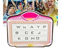 pedenencelia Insegna Luminosa VIP per Servizio Bottiglie/Presentatore di Bottiglie con Lettere A LED, Lettere E Numeri Sostituibili, Display Luminoso A Colori, Espositore Portatile in Acrilico