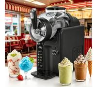 pedenencelia Macchina da 68 oz per Gelato & Slushy per Casa, con Display LED, 5 Programmi Preimpostati per Frappé, Milkshake e Gelato Morbido, Pulizia Automatica, Senza Ghiaccio Black