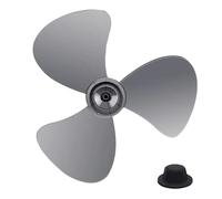 Pedestal Fan, Leaf Replacement, Wind Blower, Nut Cover Included, PP Material, 13.78x13.78x1.57 inches, for Indoor Use, Dorm, Living Room, Basement, Patio, Classroom, Garage