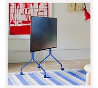 Pedestal Moon Rollin' Porta TV con Ruote | Piedistallo TV Moderno per Soggiorno | Carrello TV dal Design Danese | Mobile tv con Ruote | Porta TV dal Design Danese (Blu)