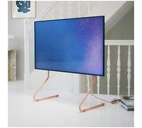 Pedestal Sway Piedistallo TV da 40” a 70” | Supporto TV da Pavimento di Alta Qualità per Soggiorno | Porta TV Alto | Porta tv da Terra Unico | Rialzo tv (rosa)