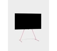 Pedestal Viva TV - Supporto per TV da 40 a 70 pollici, design moderno, robusti piedini per TV in acciaio, elegante base per TV con gambe inclinate e piedi arrotondati (rosa)