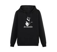 PEDFUVL Joe Strummer Clash Men's Hoodies Graphic Printed Black Pullover Sweatshirts L