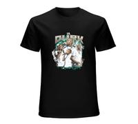 PEDFUVL Lil Durk Men's T-Shirt Graphic Printed Black Tee S