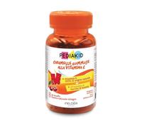 PEDIAKID - Caramelle gommose alla Vitamina C - Formula naturale al delizioso aroma di Ciliegia - Contribuisce a ridurre l’affaticamento - Sostiene il funzionamento del sistema immunitario - 60 orsetti