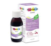 PEDIAKID - Sonno - Formula esclusiva al sciroppo d'Agave - Migliora la qualità del sonno - Aiuta ad addormentarsi prima - Gusto ciliegia - Flacone 125 ml
