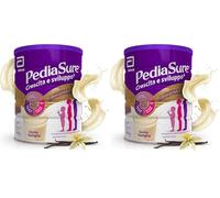 PEDIASURE Crescita e Sviluppo, Integratore Alimentare per Bambini da un anno in su, Multivitaminico con 27 Vitamine e Minerali e Proteine, Confezione 850g, gusto Vaniglia (Confezione da 2)