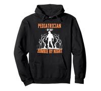 Pediatra di Day Zombie by Night Divertente Halloween Creepy Felpa con Cappuccio