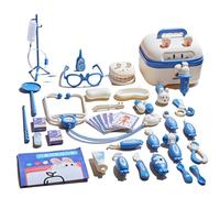 Pediatra Playset - Chiedi Kit in valigetta portatile | Giocattolo medico multifunzionale con luci e suoni, gioco di ruolo ideale per ragazze, Natale o Gebu