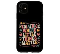 Pediatria dove piccole cose contano carino retrò Custodia per iPhone 11