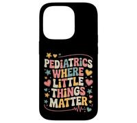 Pediatria dove piccole cose contano carino retrò Custodia per iPhone 14 Pro