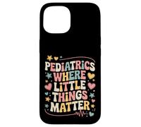Pediatria dove piccole cose contano carino retrò Custodia per iPhone 15