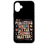 Pediatria dove piccole cose contano carino retrò Custodia per iPhone 16 Plus