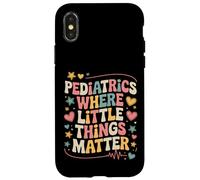 Pediatria dove piccole cose contano carino retrò Custodia per iPhone X/XS