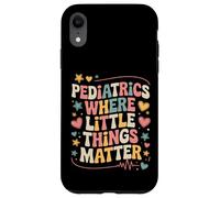 Pediatria dove piccole cose contano carino retrò Custodia per iPhone XR