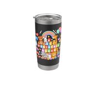 Pediatria Infermiera Animale Arcobaleno Practitioner Nursing Bicchiere termico in acciaio inox doppia parete