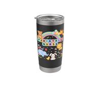 Pediatria Infermiera Arcobaleno Practitioner Nursing Bicchiere termico in acciaio inox doppia parete