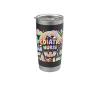 Pediatria Infermiera Arcobaleno Practitioner Nursing Bicchiere termico in acciaio inox doppia parete