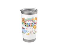 Pediatria Infermiera Arcobaleno Practitioner Nursing Bicchiere termico in acciaio inox doppia parete
