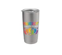 Pediatric PT Little Step Counts Pediatric Physical Therapist Bicchiere termico in acciaio inox doppia parete
